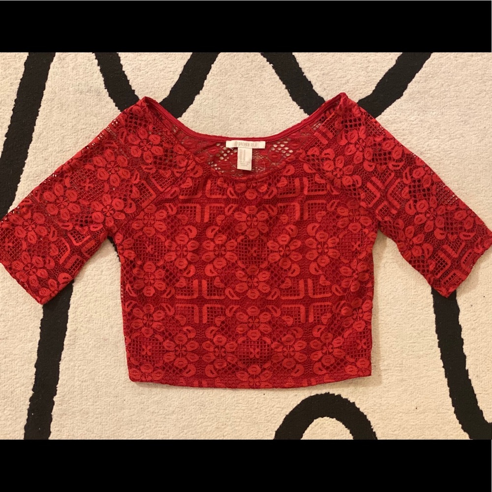 Crochet Crop Top NWT